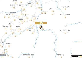 map of Quezon