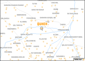 map of Qūheh