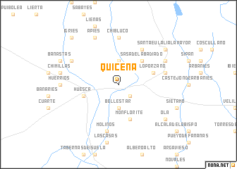 map of Quicena