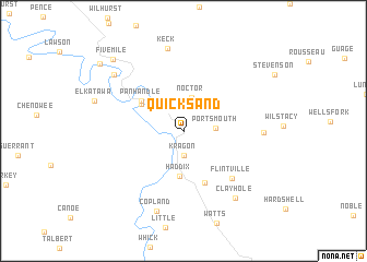 map of Quicksand
