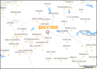 map of Quicktown