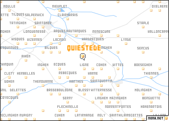 map of Quiestède