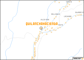 map of Quilancha Hacienda