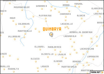 map of Quimbaya