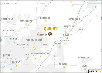 map of Quimby