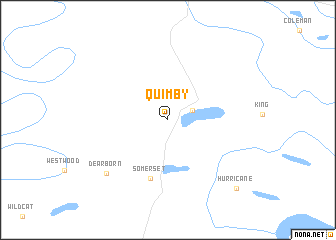 map of Quimby