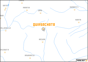 map of Quimsachata