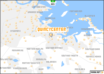map of Quincy Center
