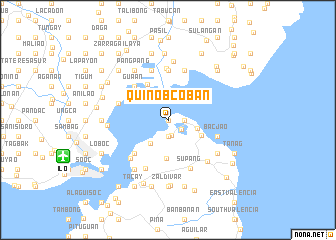 map of Quinobcoban