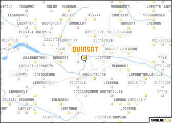 map of Quinsat