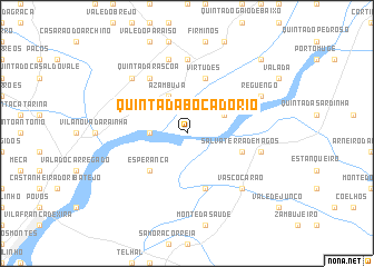 map of Quinta da Boca do Rio