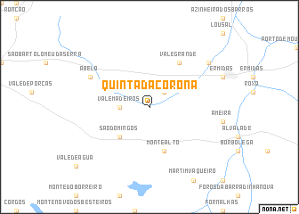 map of Quinta da Corona