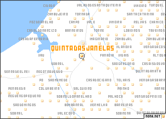 map of Quinta das Janelas