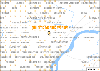 map of Quinta das Pressas