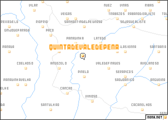 map of Quinta de Vale de Pena