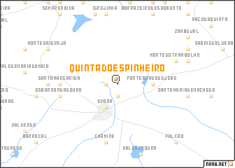 map of Quinta do Espinheiro