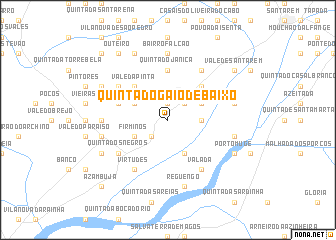 map of Quinta do Gaio de Baixo