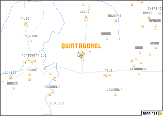 map of Quinta do Mel