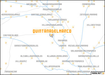 map of Quintana del Marco