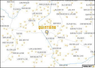 map of Quintana