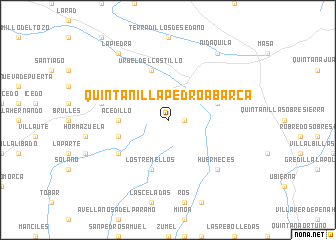 map of Quintanilla-Pedro Abarca