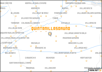 map of Quintanilla-Somuñó
