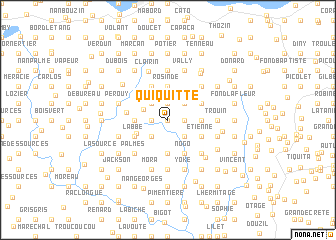 map of Quiquitte