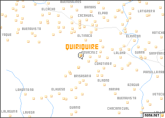 map of Quiriquire