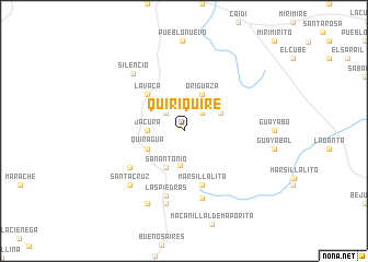 map of Quiriquire