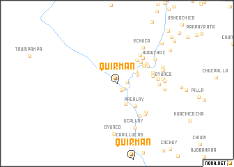 map of Quirman