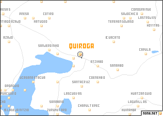 map of Quiroga