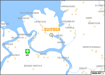 map of Quiroga