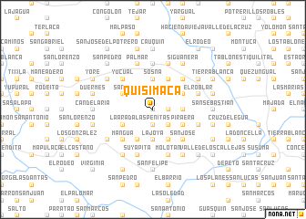 map of Quisimaca