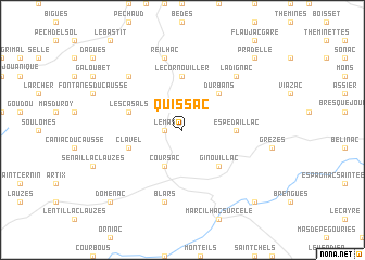 map of Quissac