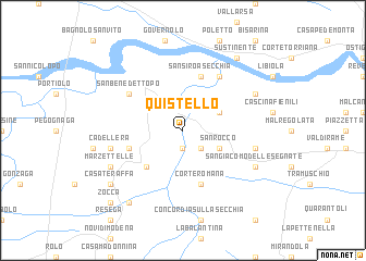 map of Quistello
