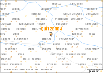 map of Quitzenow