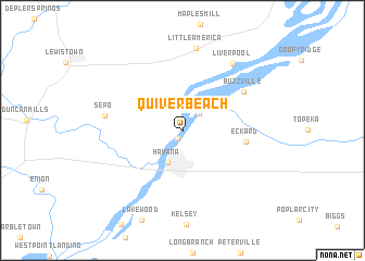 map of Quiver Beach