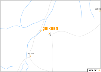 map of Quixaba