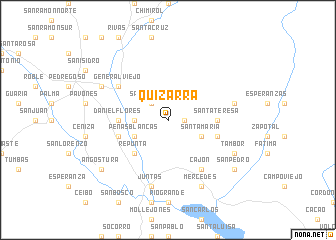 map of Quizarrá