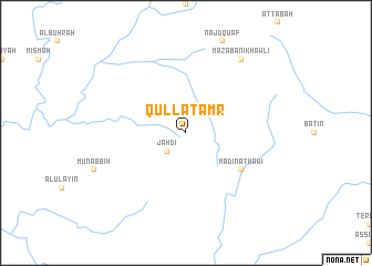 map of Qullat ‘Amr