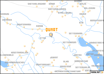 map of Qūmāt