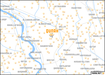map of Qūnah