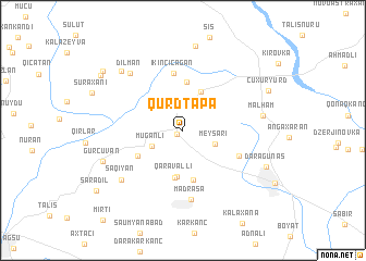 map of Qurdtǝpǝ