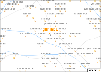 map of Qūrī Gol