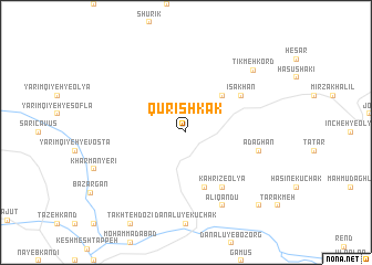 map of Qūrīshkāk