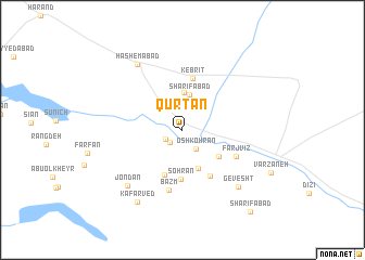 map of Qūrtān