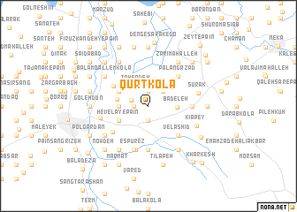map of Qūrt Kolā