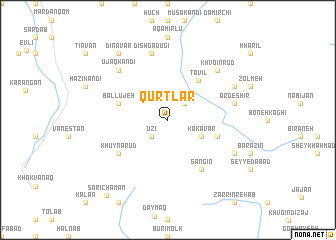 map of Qūrtlār