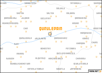 map of Qūrūl-e Pā\