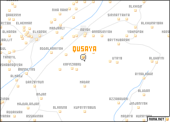 map of Qūsāyā